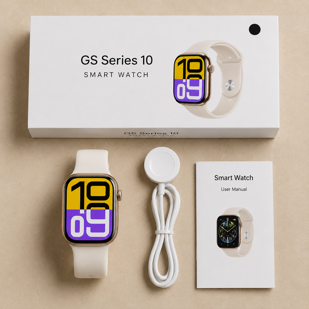 GS Series 10 AMOLED Smart Watch – Bluetooth Calling | Premium AMOLED Display