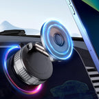 Vacuum Magnetic Car Phone Holder – 360° MagSafe Suction Mount