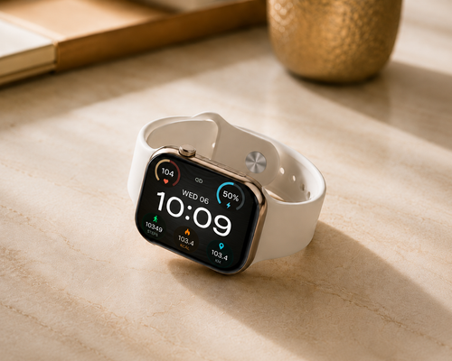 GS Series 10 AMOLED Smart Watch – Bluetooth Calling | Premium AMOLED Display