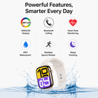 GS Series 10 AMOLED Smart Watch – Bluetooth Calling | Premium AMOLED Display