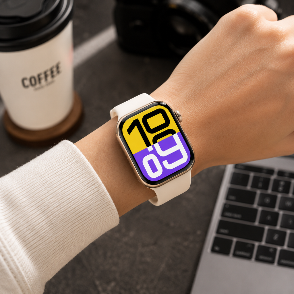 GS Series 10 AMOLED Smart Watch – Bluetooth Calling | Premium AMOLED Display