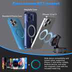 Vacuum Magnetic Car Phone Holder – 360° MagSafe Suction Mount