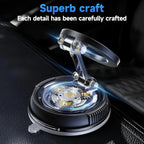 Portable Magnetic Phone Holder with Reusable Vacuum Suction