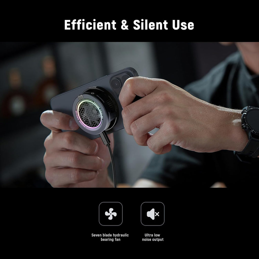 ArcticCool Magnetic Phone Cooler – Instant Cooling for Gaming & Streaming