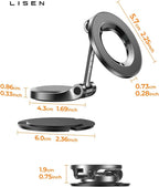 ANDERY MagSafe Car Phone Holder – 360° Bendable Magnetic Mount