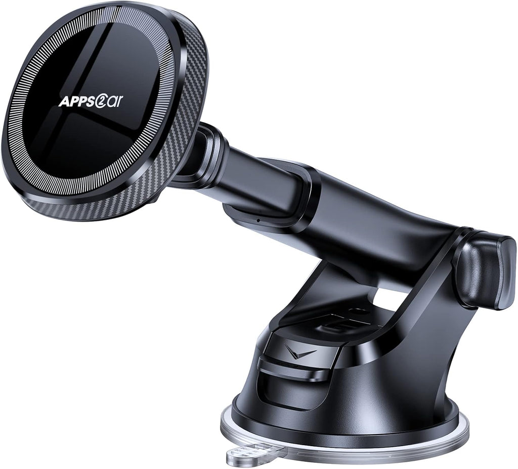 APPS2Car MagSafe Car Mount – Suction Dashboard Holder