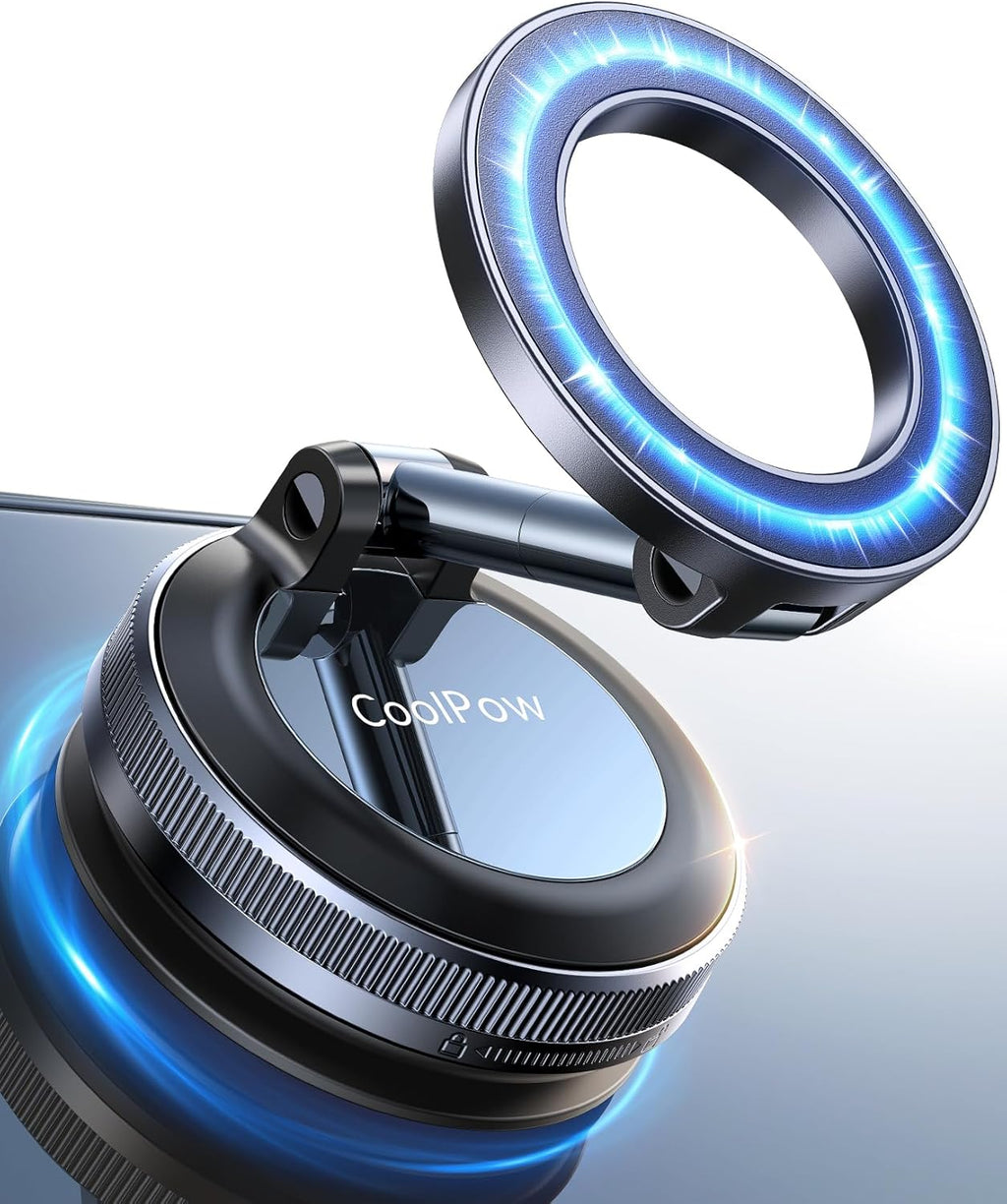 Strong Magnetic Phone Holder with Vacuum Suction