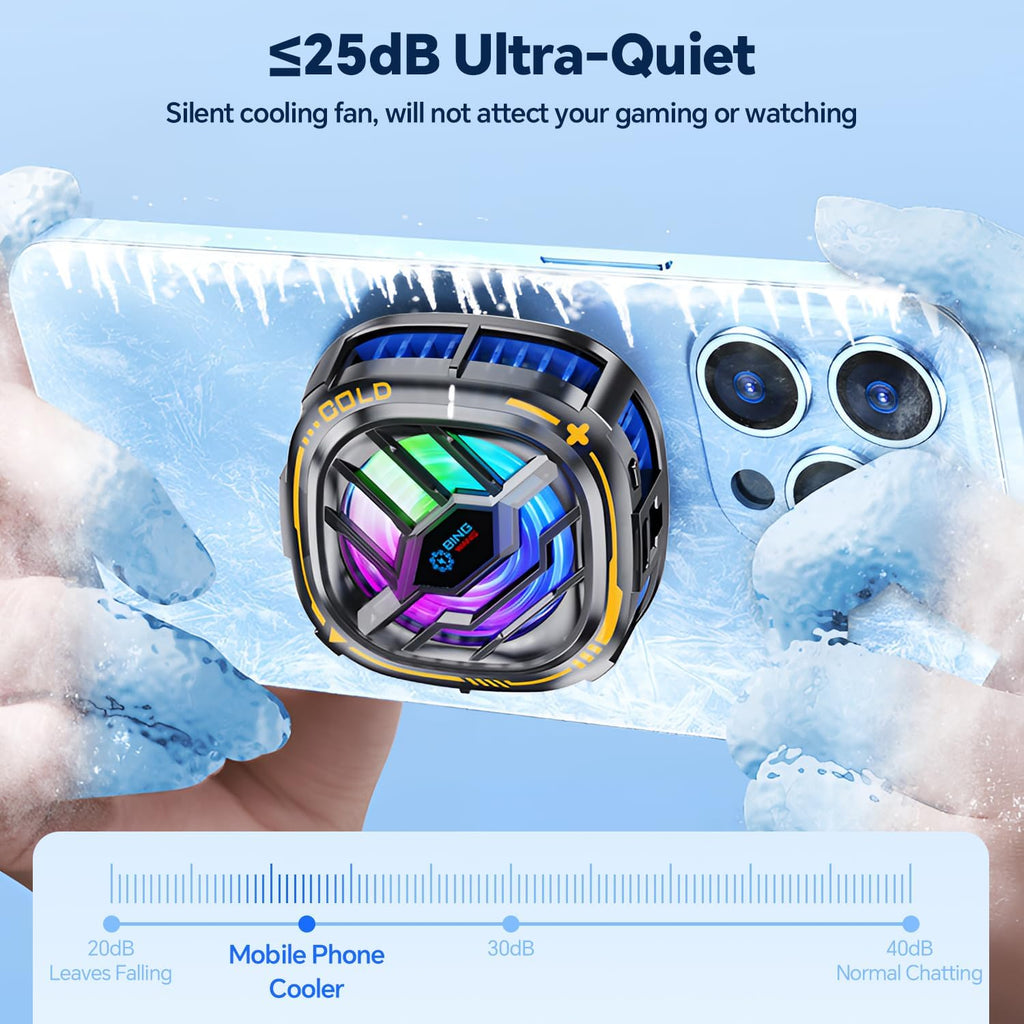 Portable Magnetic Phone Cooler for Gaming & Live Streaming