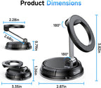 Meifigno Premium MagSafe Car Phone Holder + 360° Magnetic Mount