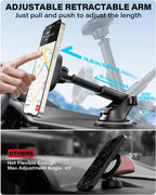 APPS2Car MagSafe Car Mount – Suction Dashboard Holder