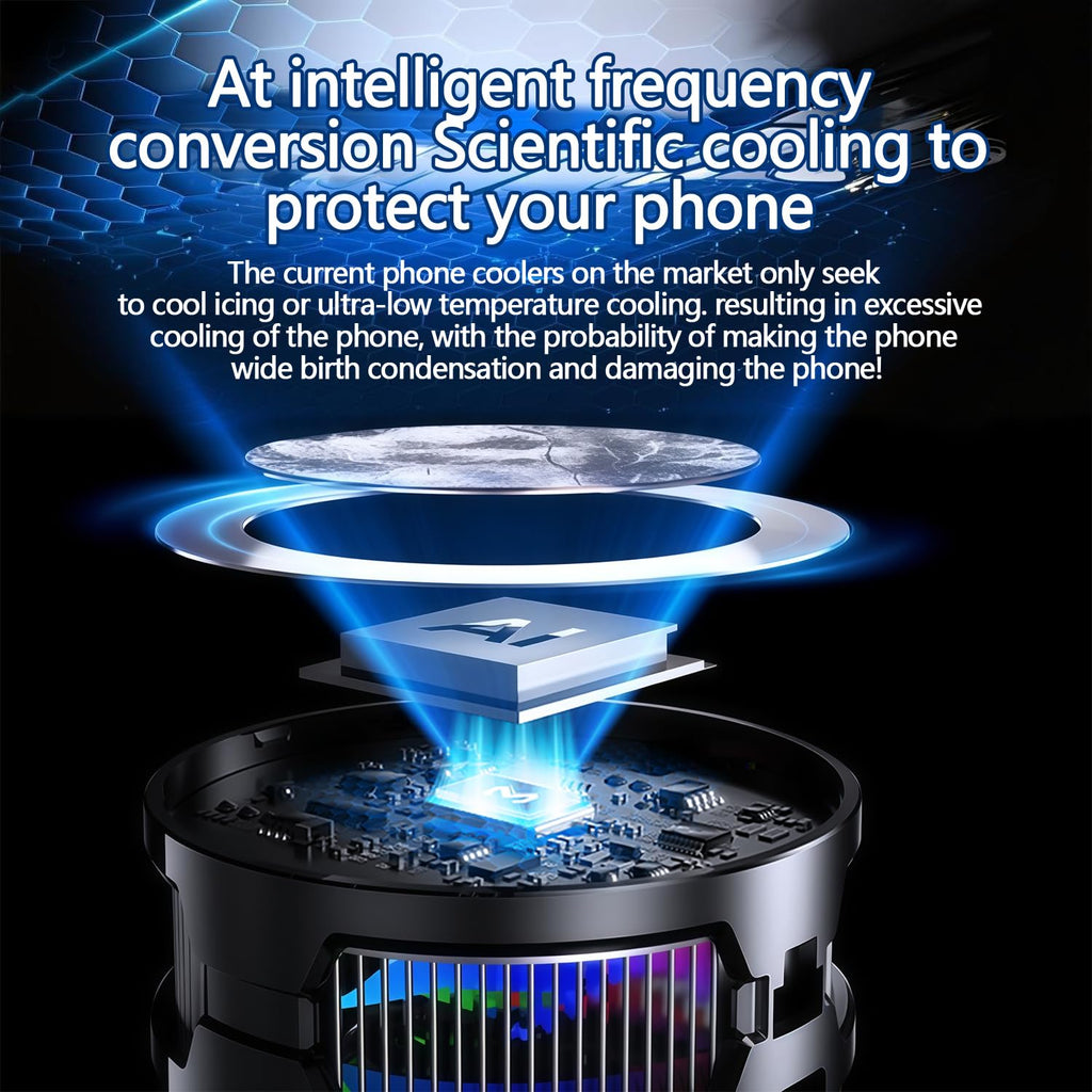 MagSafe Portable Mobile Phone Cooler for Gaming & Streaming