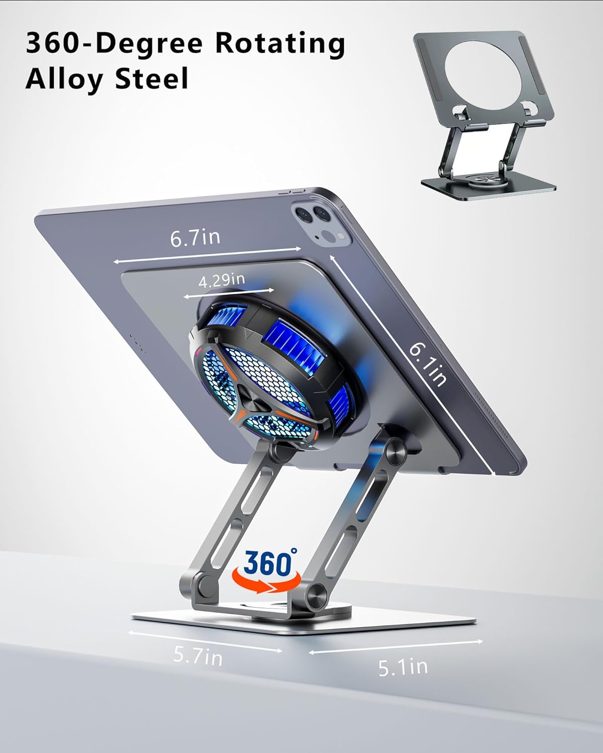 Universal Mobile Phone Cooler with Temperature Display