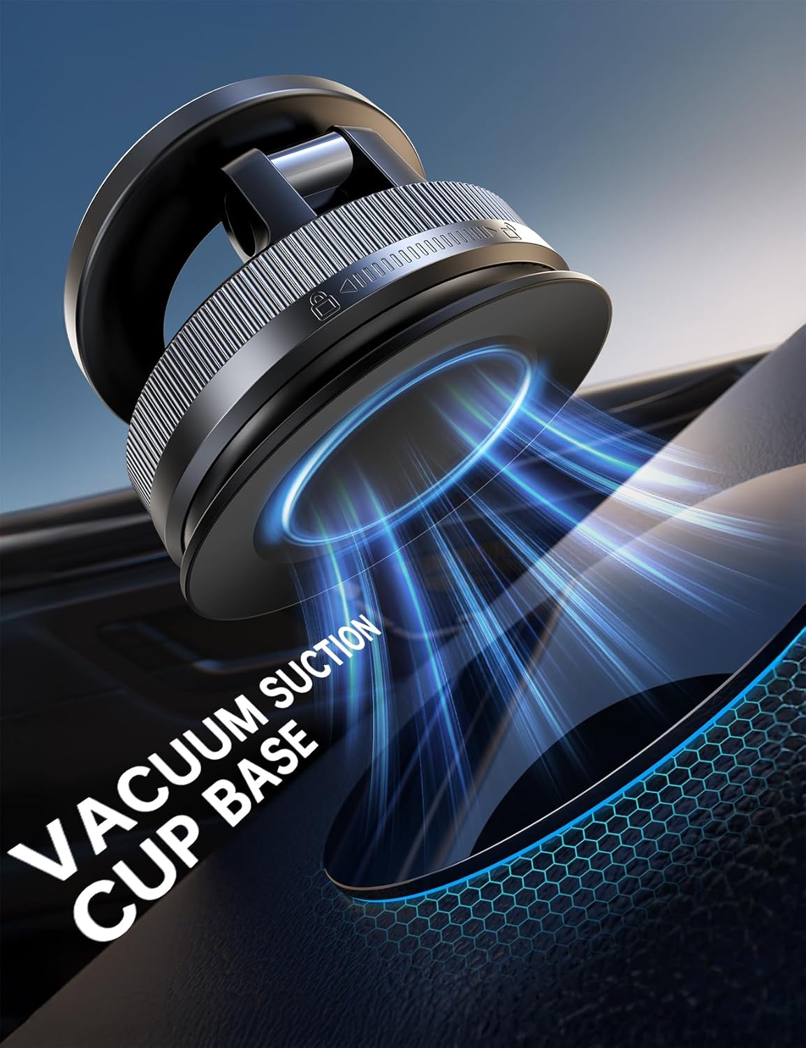 Strong Magnetic Phone Holder with Vacuum Suction