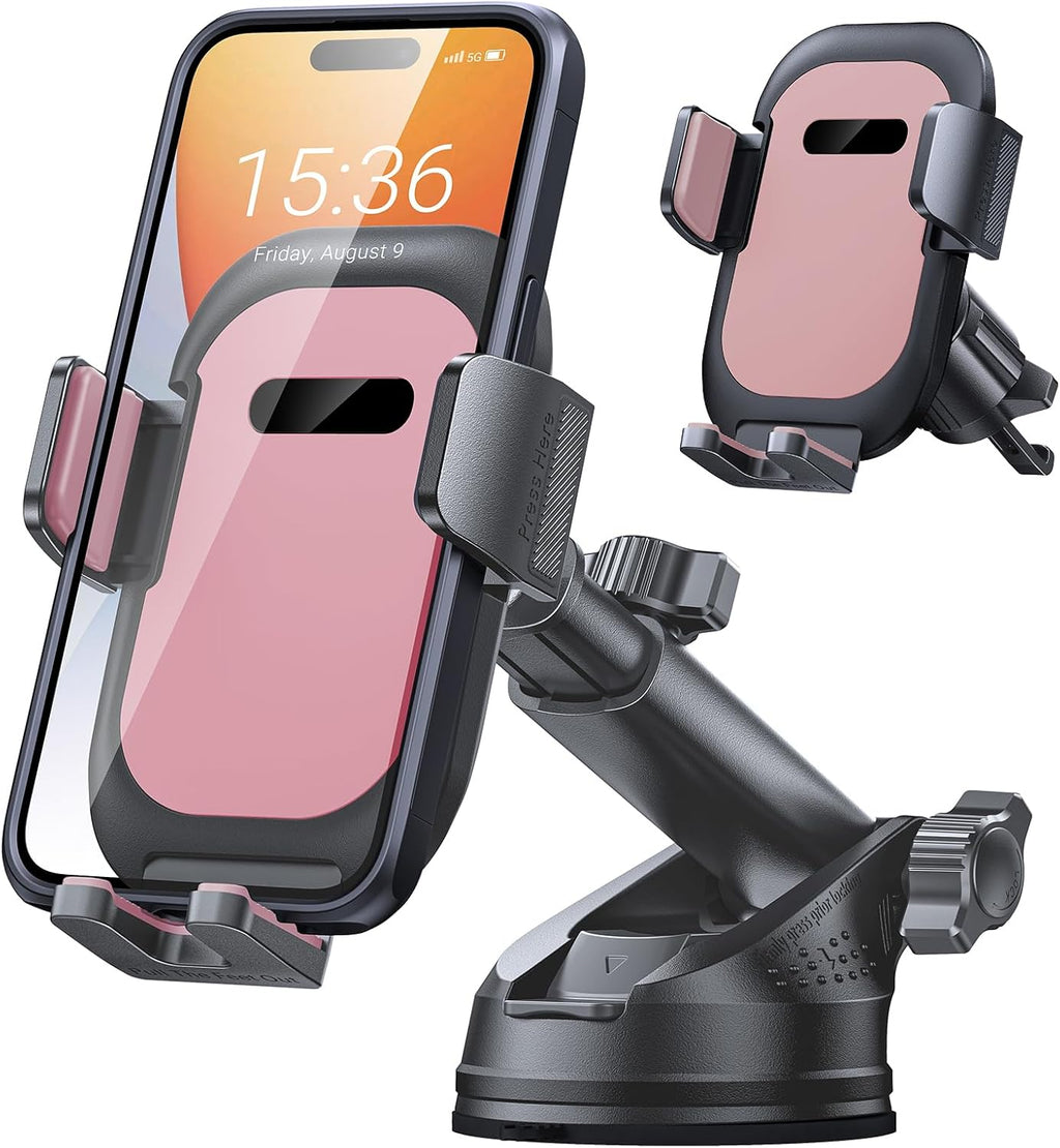 Universal 360° Car Phone Holder – Suction Mount