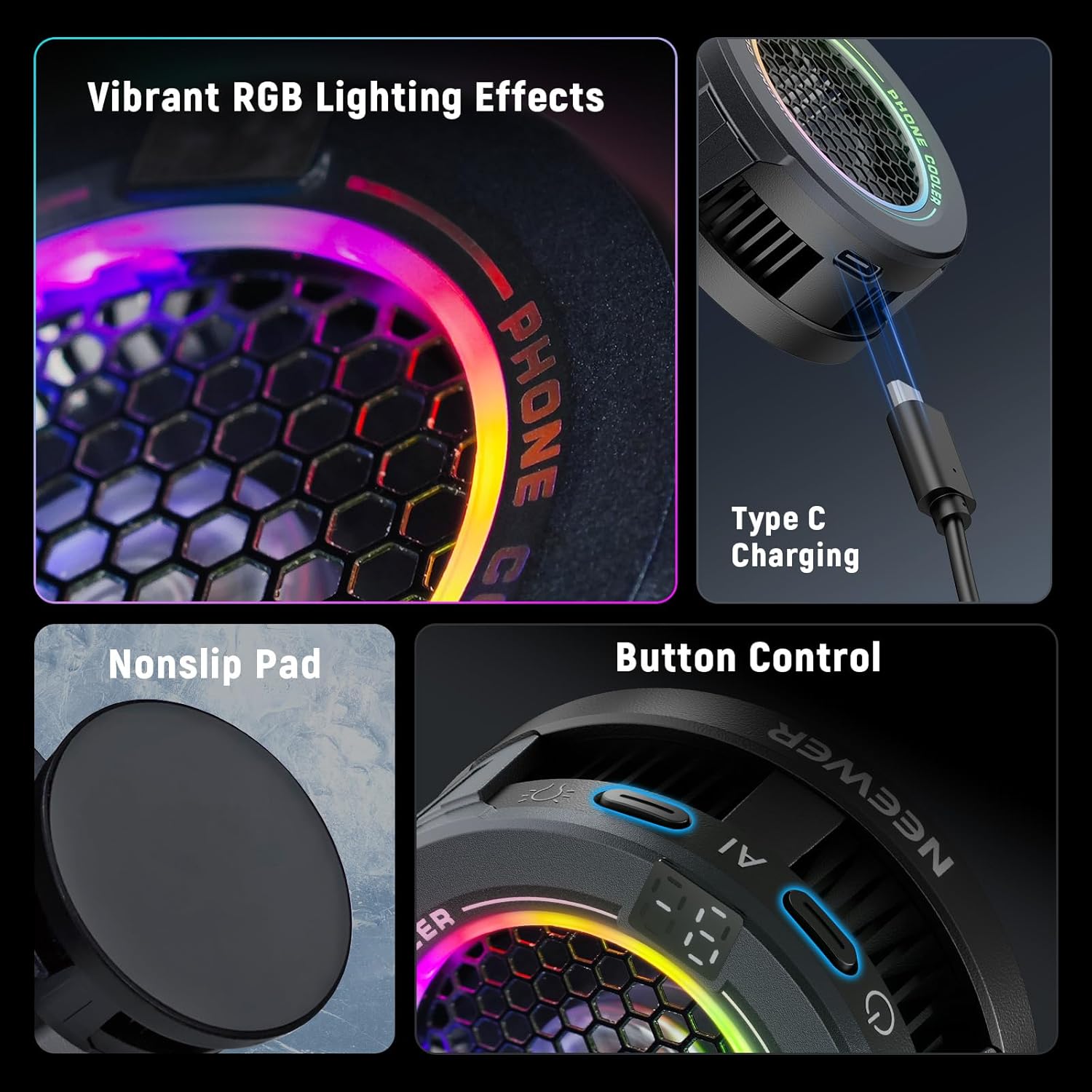 ArcticCool Magnetic Phone Cooler – Instant Cooling for Gaming & Streaming