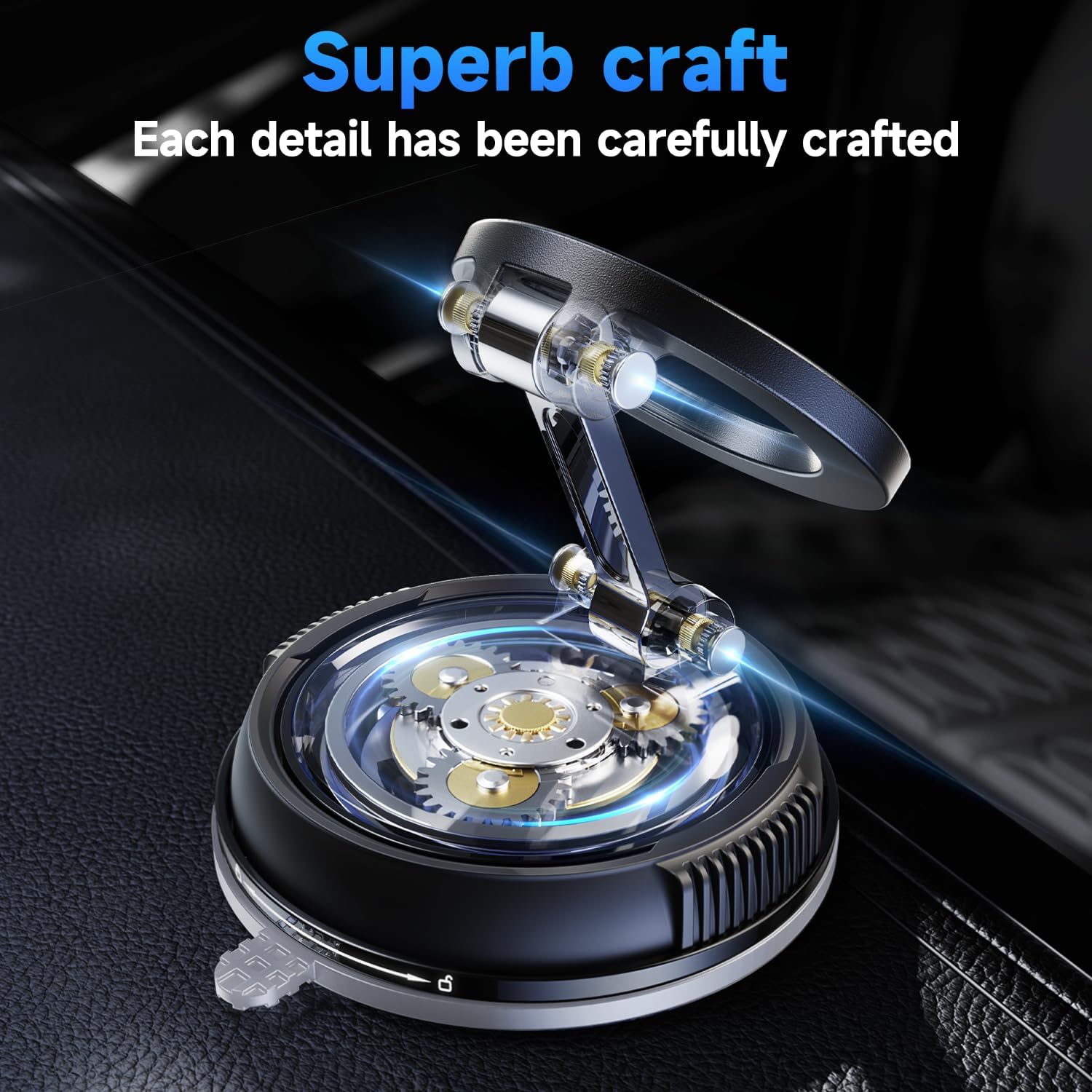 Meifigno Premium MagSafe Car Phone Holder + 360° Magnetic Mount