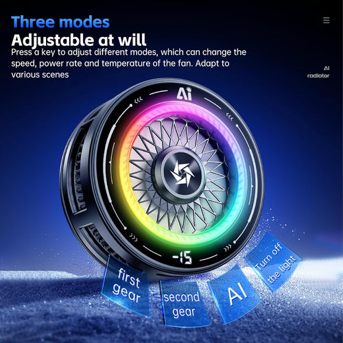 Magnetic Mobile Cooling Fan for Gaming & Live Streaming