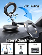 Strong Magnetic Phone Holder with Vacuum Suction