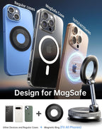 Strong Magnetic Phone Holder with Vacuum Suction