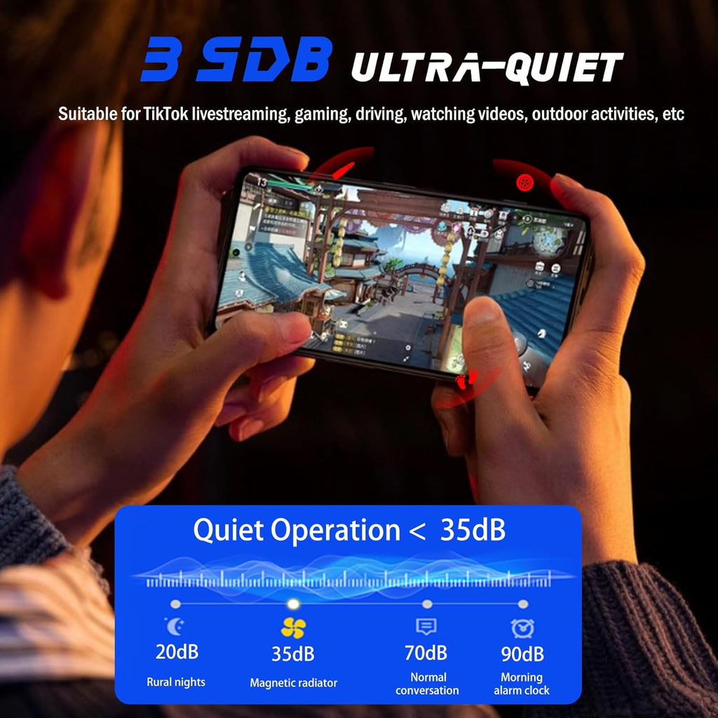 Magnetic Semiconductor Phone Cooler for Gaming & Live Streaming