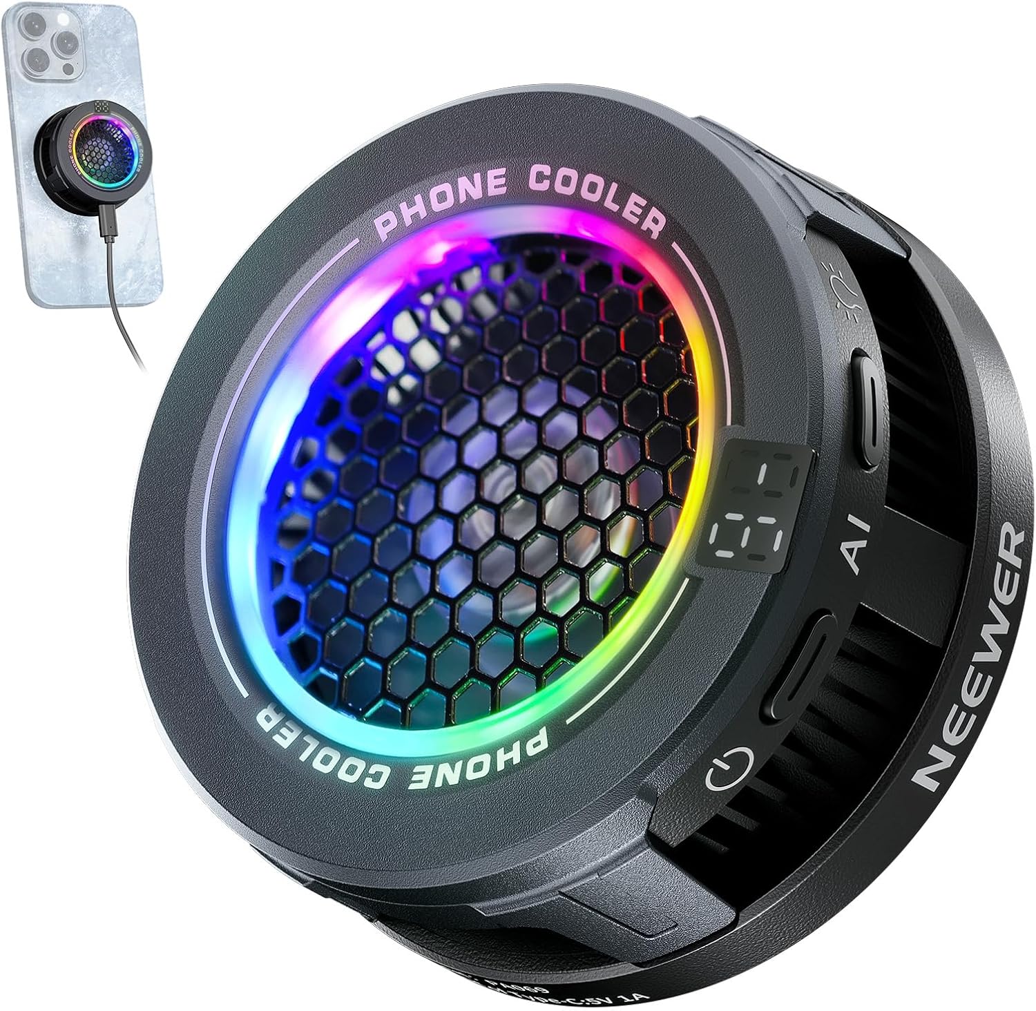 ArcticCool Magnetic Phone Cooler – Instant Cooling for Gaming & Streaming