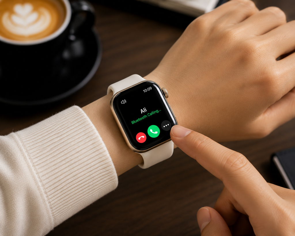 GS Series 10 AMOLED Smart Watch – Bluetooth Calling | Premium AMOLED Display